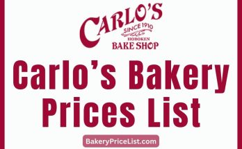 Carlo’s Bakery Prices List 2023 in Hoboken, NJ, USA, Carlo’s Bakery Menu with Prices 2023