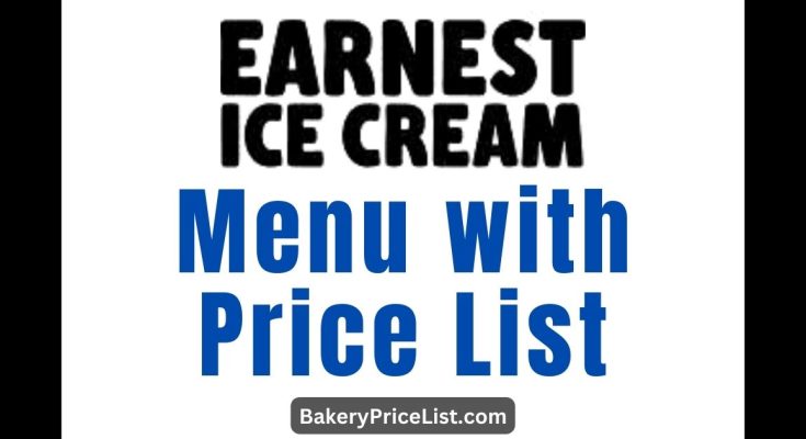Earnest Ice Cream Price List 2023 in Canada, Earnest Ice Cream Menu with Prices 2023