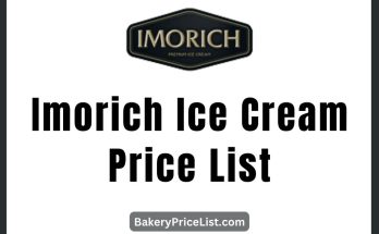 Imorich Ice Cream Price List 2023 in Sri Lanka, Imorich Ice Cream Menu with Prices 2023