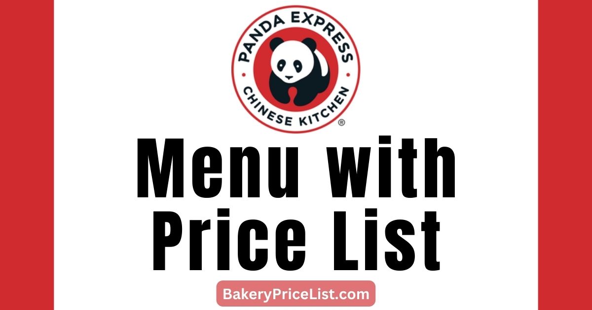 new panda menu items with prices