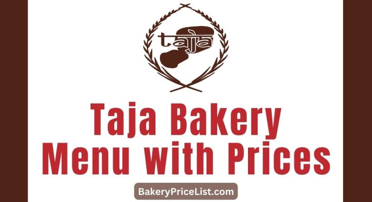 Taja Bakery Menu with Prices 2023 in Nepal