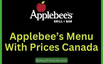 Applebee’s Menu With Prices Canada 2023