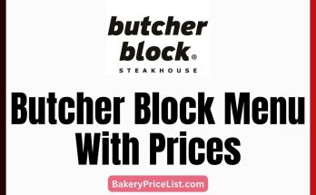 Butcher Block Menu Prices 2024