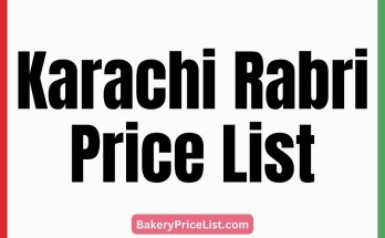 Karachi Rabri Price List 2024, Karachi Rabri Menu with Prices 2024